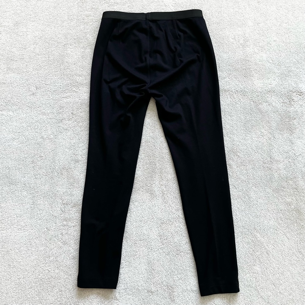EILEEN FISHER BLACK PULL ON PANTS SIZE SMALL MINIMALIST CONTEMPORARY CHIC Comfy - Picture 2 of 7